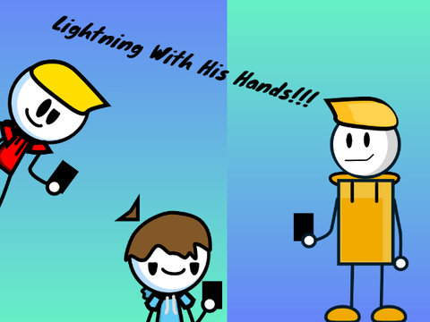 Lightning With His Hands!!!