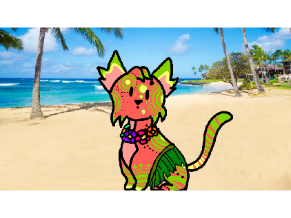 hawaii watermelon design(first one to comment claim gets it)