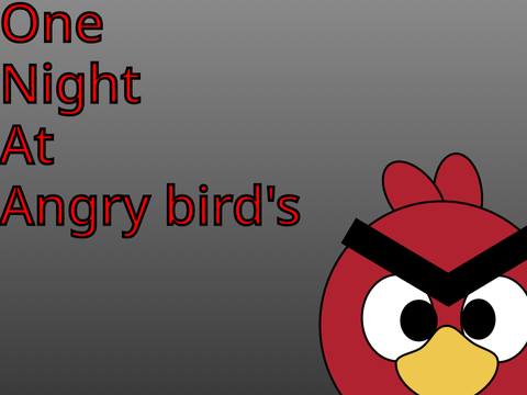 One night at angry bird’s