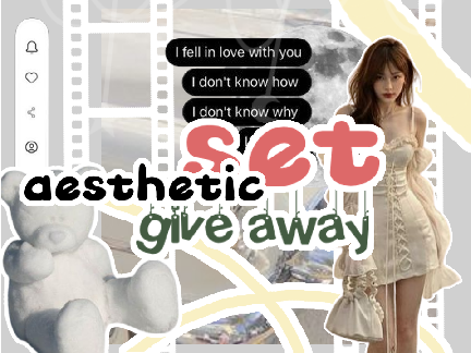 *･῾ ᵎ⌇ ⁺◦ AESTHETIC sets giveaway <3 ✧.* (closed for temporary))