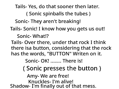 Sonic movie script