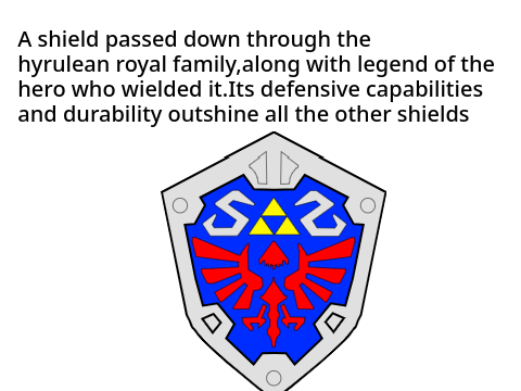 Hylian shield sprite