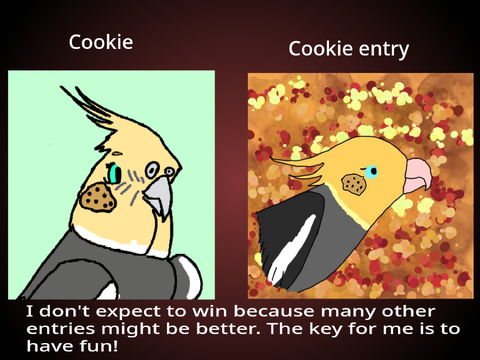 Cage Birds Drawing Contest Entry