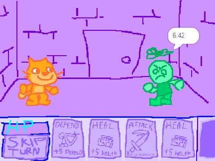 Turn based card combat test (its not good yet)