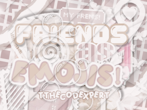 ◁ II ▷  friends as emojis! ↻ ꨄ︎