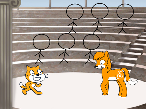 Scratchy in the arena S2E1
