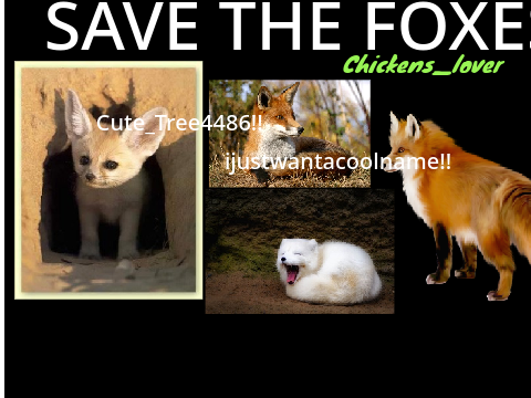 STOP HUNTING FOXES THEY DESERVE MORE!!!
