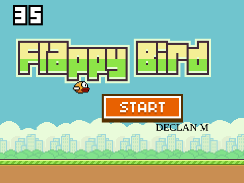 Bird that flaps it's wings