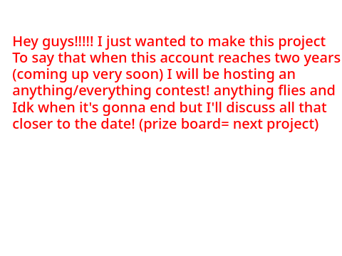 EVeRyThInG CoNtEsT Announcement