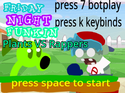 Plants VS Rappers FNF Draw.