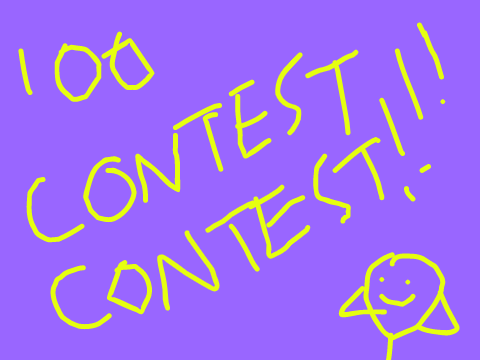 (PGS NEEDED)  100 FOLLOWER CONTEST CONTEST!