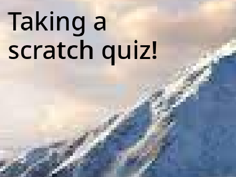 Taking A Scratch Quiz