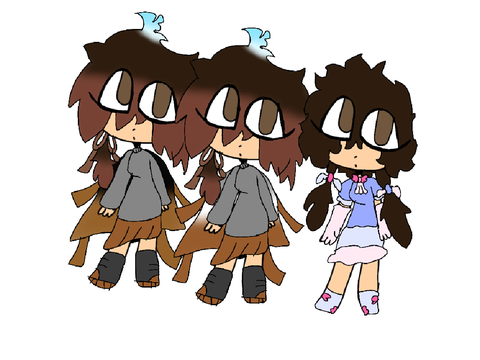 Designs for a character in a story