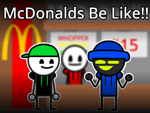 ⭐MCDONALDS BE LIKE⭐ #S4F #Switch4Fortnite  #Animations#trending #all #games #art #music  