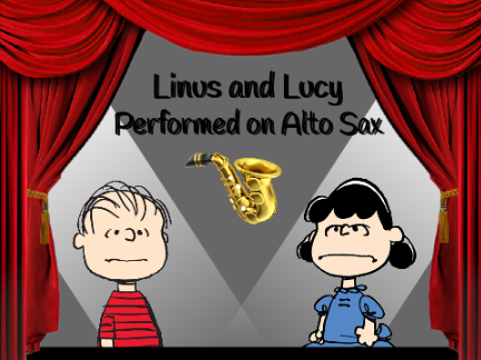 Linus and Lucy - Performed on Alto Sax #all #music