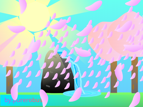 cherry blossom trees