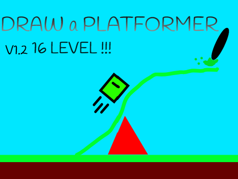 DRAW a PLATFORMER 1.3--16 level--