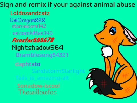 Remix And Sign if You Are Against Animal Abuse! remix remix remix remix remix remix remix rem… remix