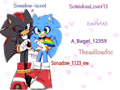 Sign if you think Sonadow is the best!!! =3 remix remix remix remix remix
