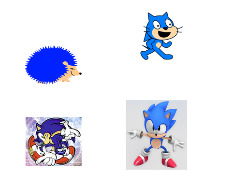Sonic is sus and a cat