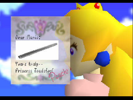 Dear Mario: 