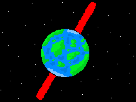 Earth that is REALLY tilting on it's axis on 23.5 degrees