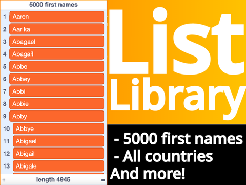 List Library