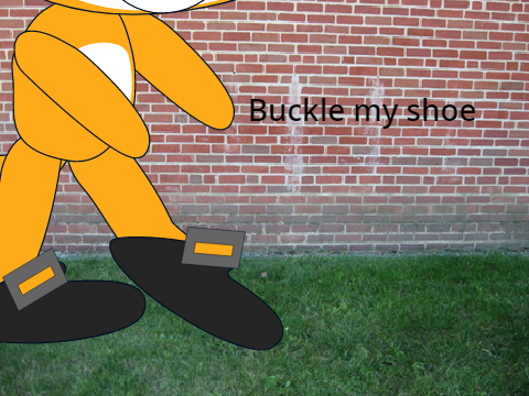 Buckle my shoes