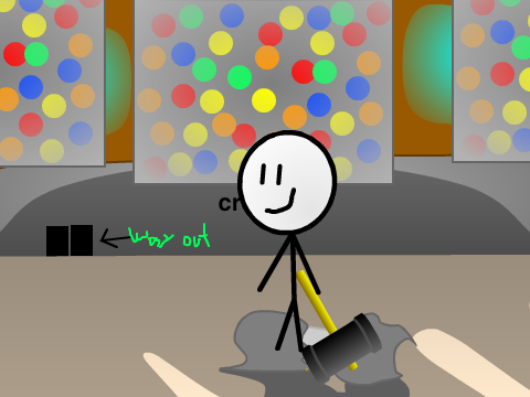 Add yourself fighting in an arena!!! 