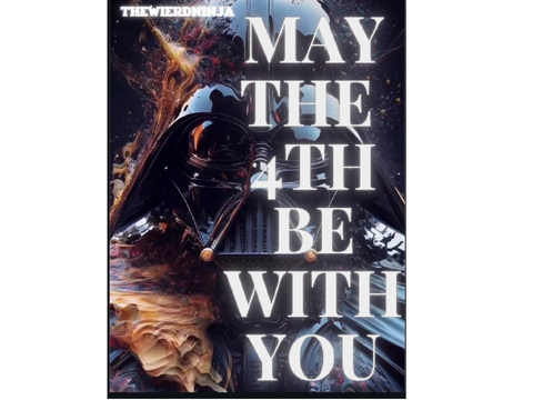 May the fourth be with you!!-Happy Star Wars day!