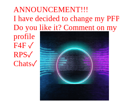 Announement