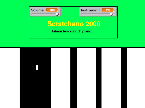 scratchano interactive piano