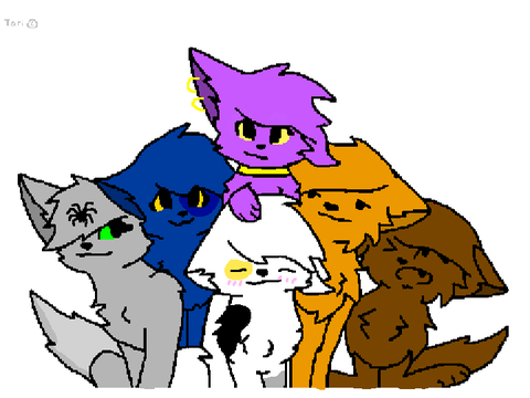 The gang claims this photo