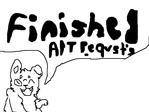 finished art requests!