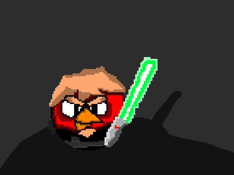 Luke Skywalker bird art(OLD)
