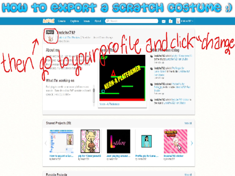 How to export a Scratch costume :)