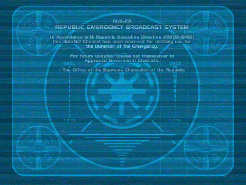 (Revenge of the 5th Special) Republic Emergency Broadcast System