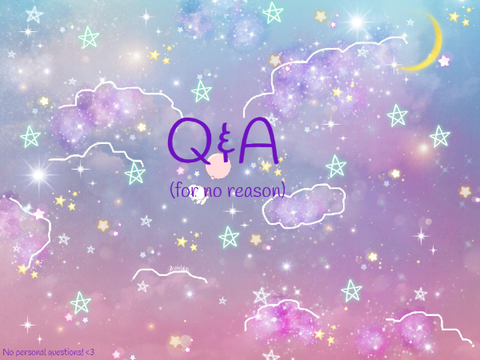 Q&A (why not?)