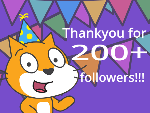 Thankyou so much for 200+ followers!!!