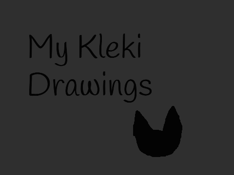 Kleki drawings by @whiteycole