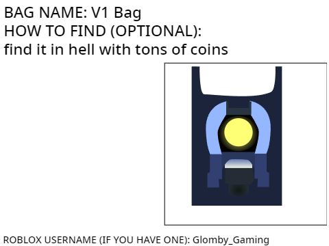 i made some bags for find a bag
