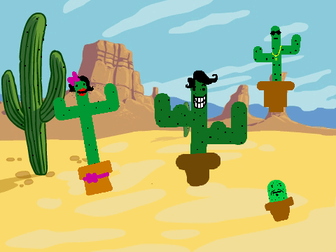 Dancing Cactus Family