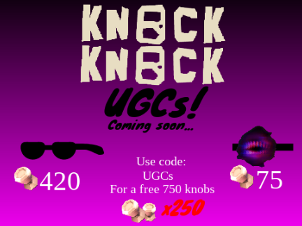 Knock Knock UGCs update trailer
