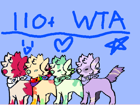 (OPEN)110+ Followers WTA