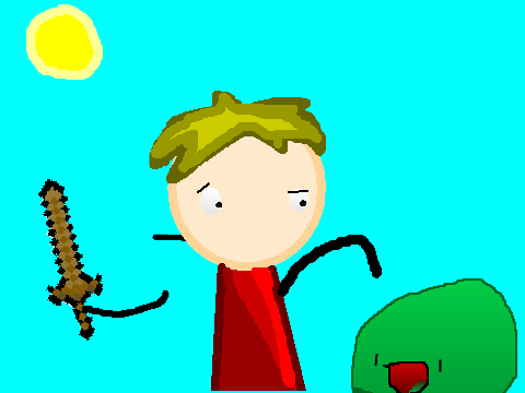 1st Time Playing Terraria In A Nutshell (ANIMATION)
