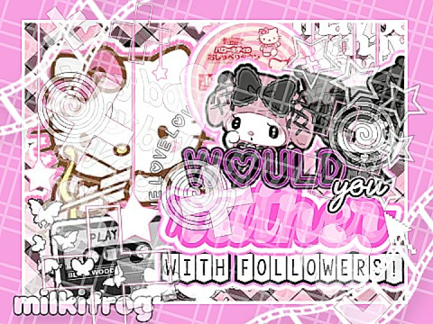 ✌ ︶꒷ w♡uld you rather ꒦︶ ✩