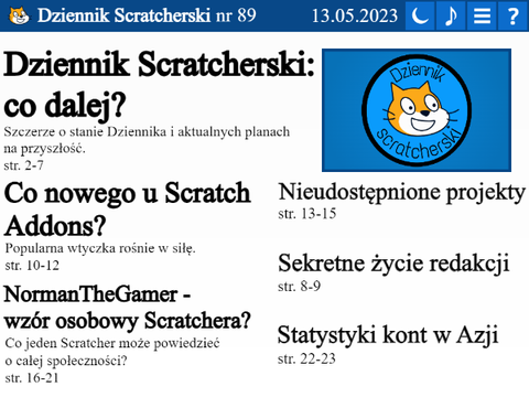 Dziennik Scratcherski nr 89 [13.05.2023]