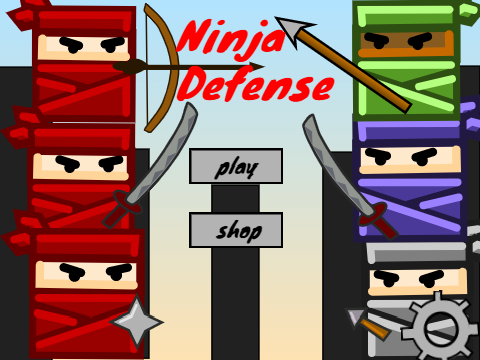 (demo)The Ninja Defense v.0.5