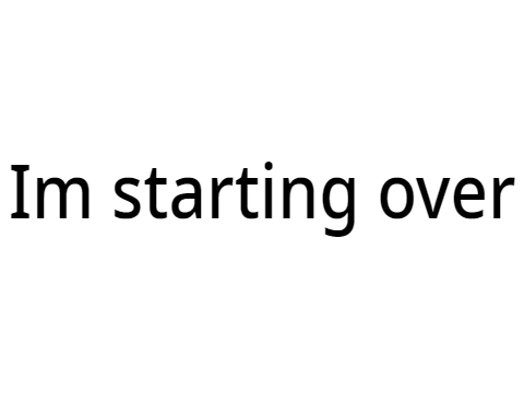 I'm making a new account