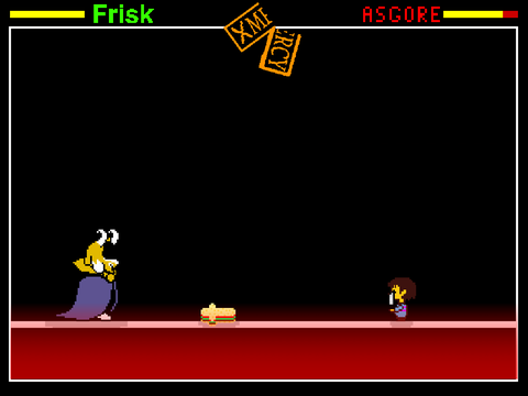 Asgore vs. Frisk 2 Player remix